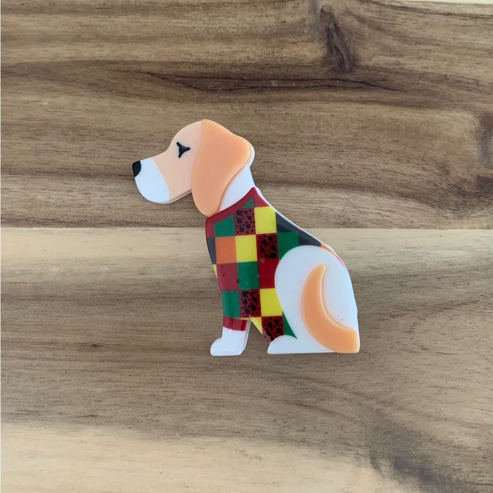 Erstwilder Beatrice Beagle Brooch dog Pin NWOT